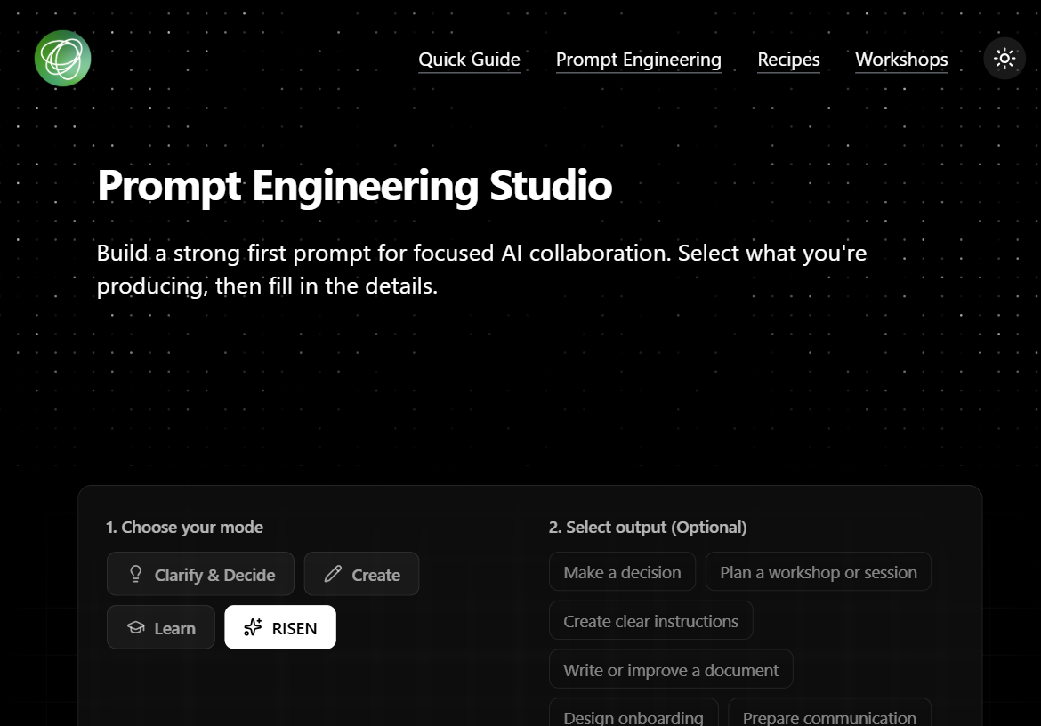 Prompt Engineering Studio